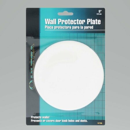 ULTRA HARDWARE WALL PROTECTOR WHT 5 in. D 57705